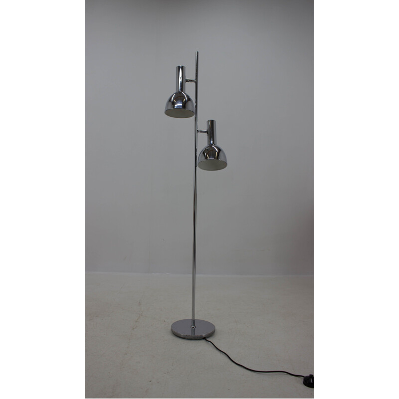 Vintage Floor Lamp Koch and Lowy with 2 Shades, Germany, 1970s