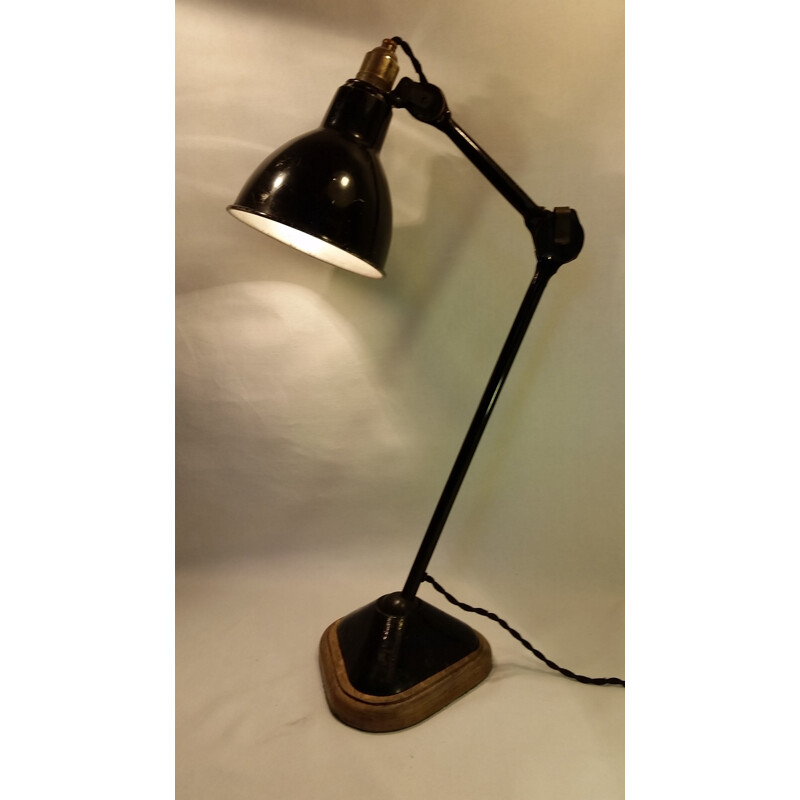 Lampe de bureau en métal et bakélite, Ravel GRAS - 1920
