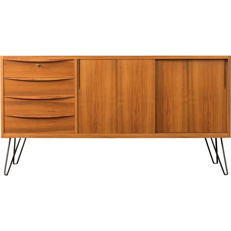 Vintage walnut Sideboard, Germany 1950s