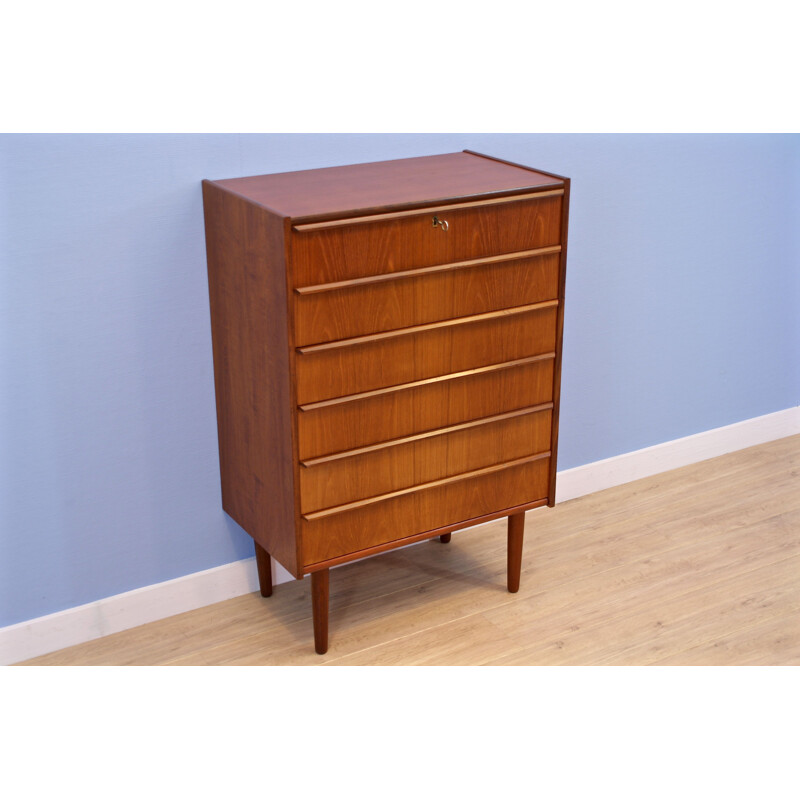 Vintage chest of drawers in teak, Danish 1960s