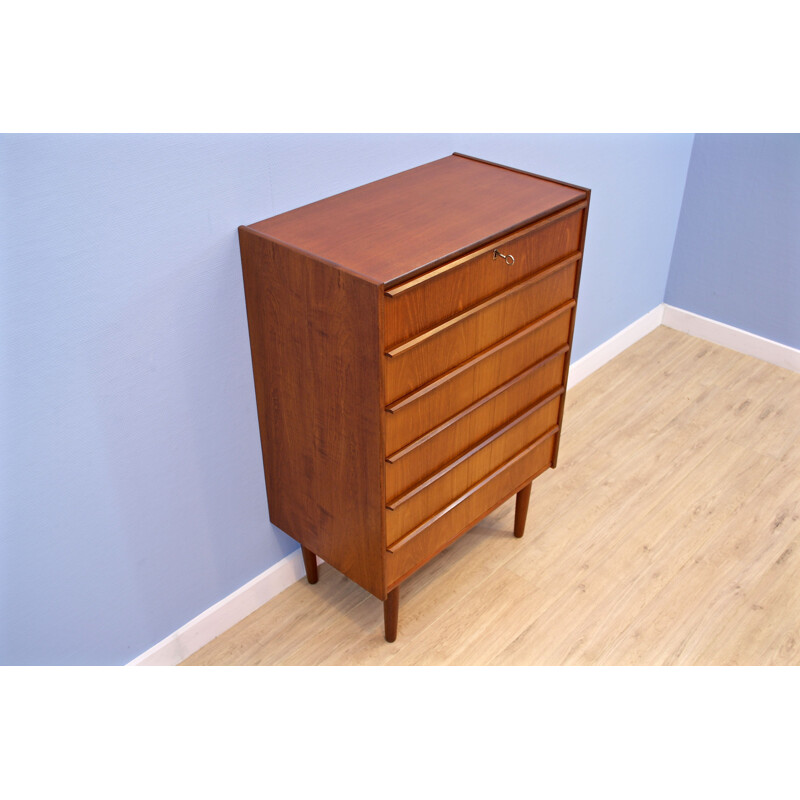 Vintage chest of drawers in teak, Danish 1960s