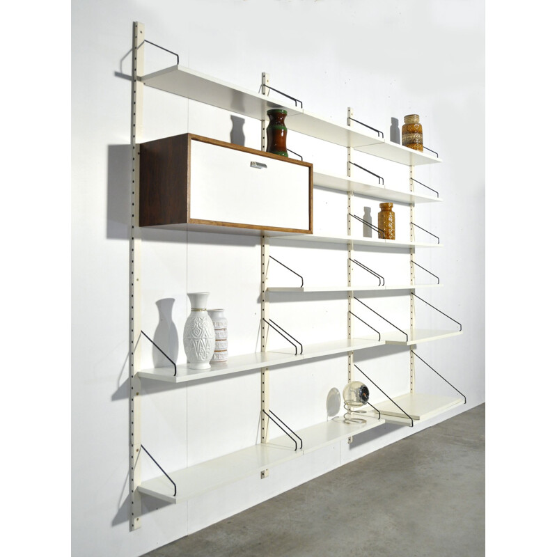 Vintage Modular Royal System wall-unit by Poul Cadovius for Cado, 1960s