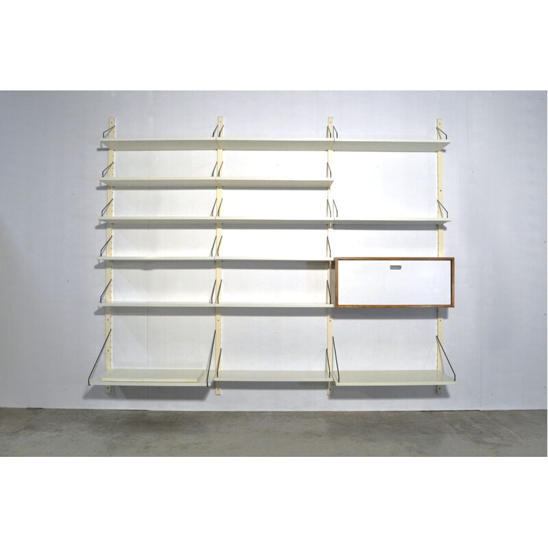 Vintage Modular Royal System wall-unit by Poul Cadovius for Cado, 1960s