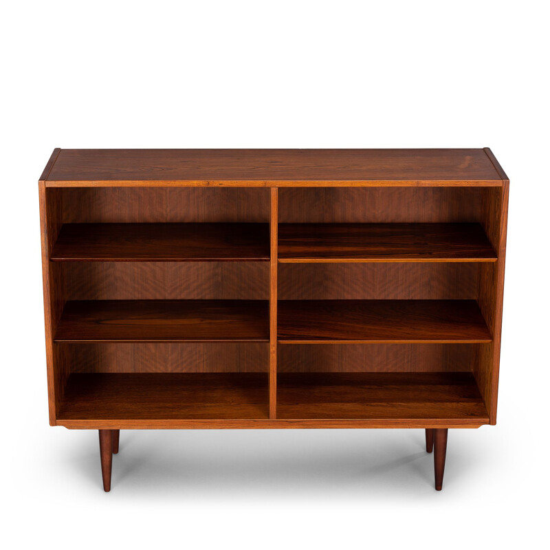 Vintage Low Bookcase by Carlo Jensen for Hundevad & Co Rosewood 1960s