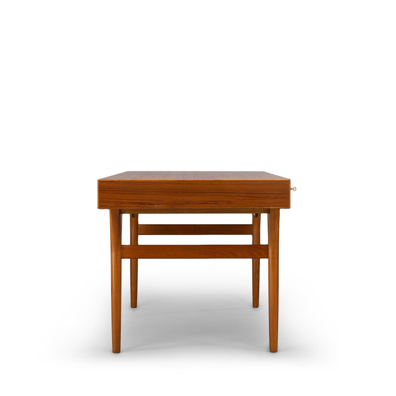 Midcentury Teak Classic 4 drawer Teak Desk by Nanna Ditzel for Soren Willadsen, 1960s