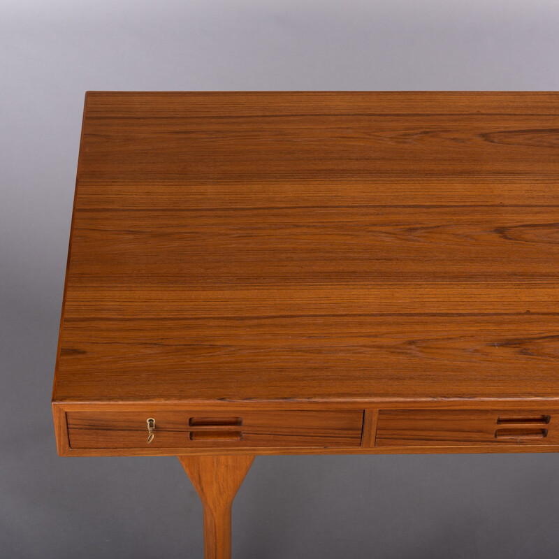Midcentury Teak Classic 4 drawer Teak Desk by Nanna Ditzel for Soren Willadsen, 1960s