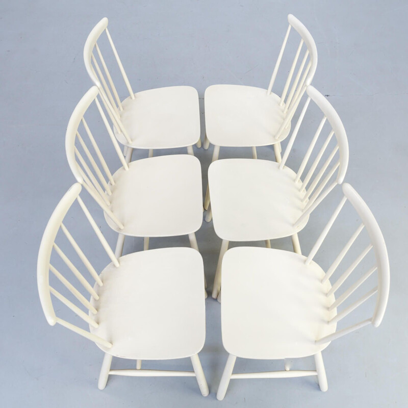 Set 6 Mid Century dining chairs for Farstrup Mobler