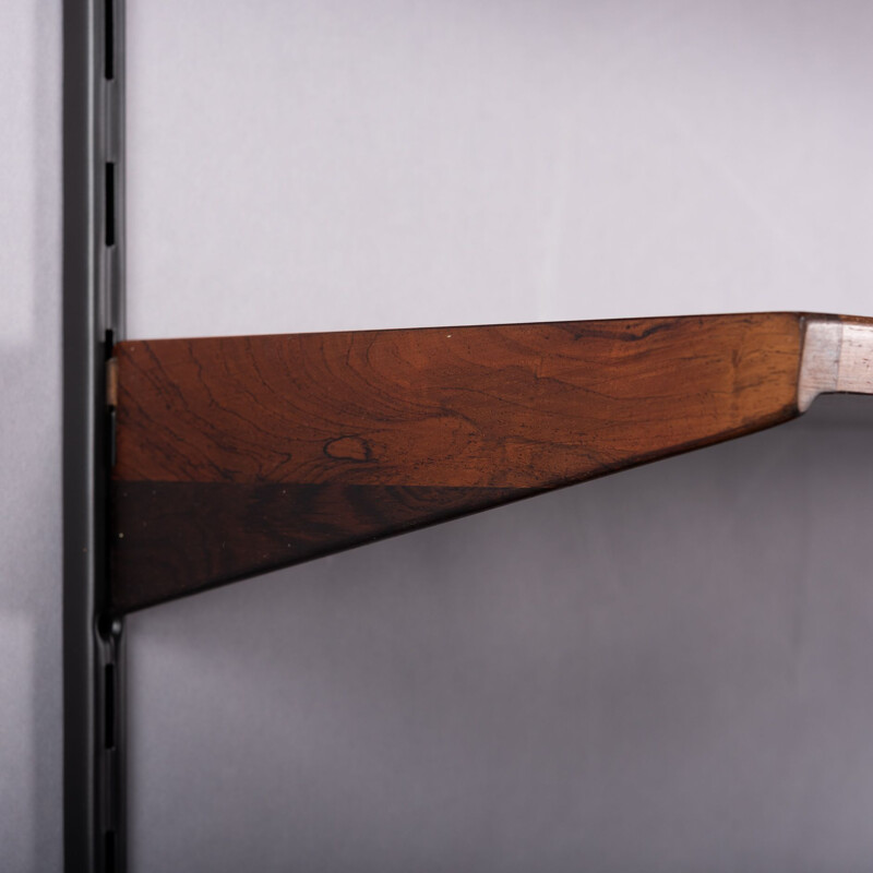 Vintage Racking Shelf Unit by Kai Kristiansen for FM Møbler, Rosewood 1960s