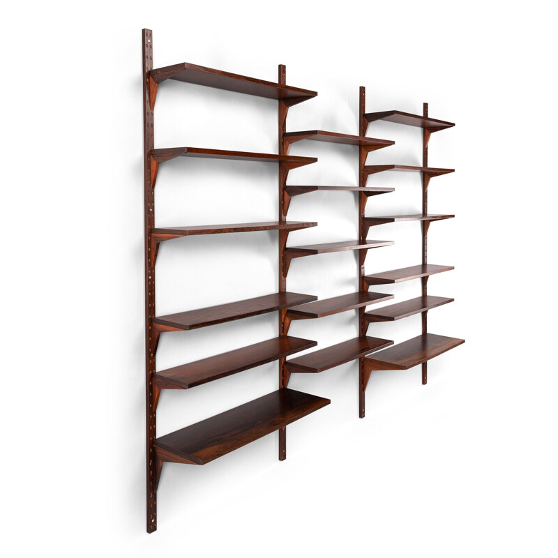  Mid-Century Wall Unit by Poul Cadovius or Royal Systems in Rosewood, 1950s