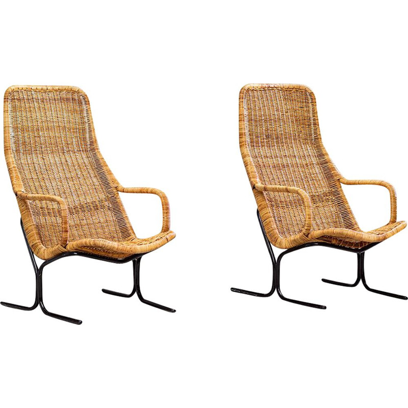 Pair of lounge chairs by Dirk van Sliedregt 1960