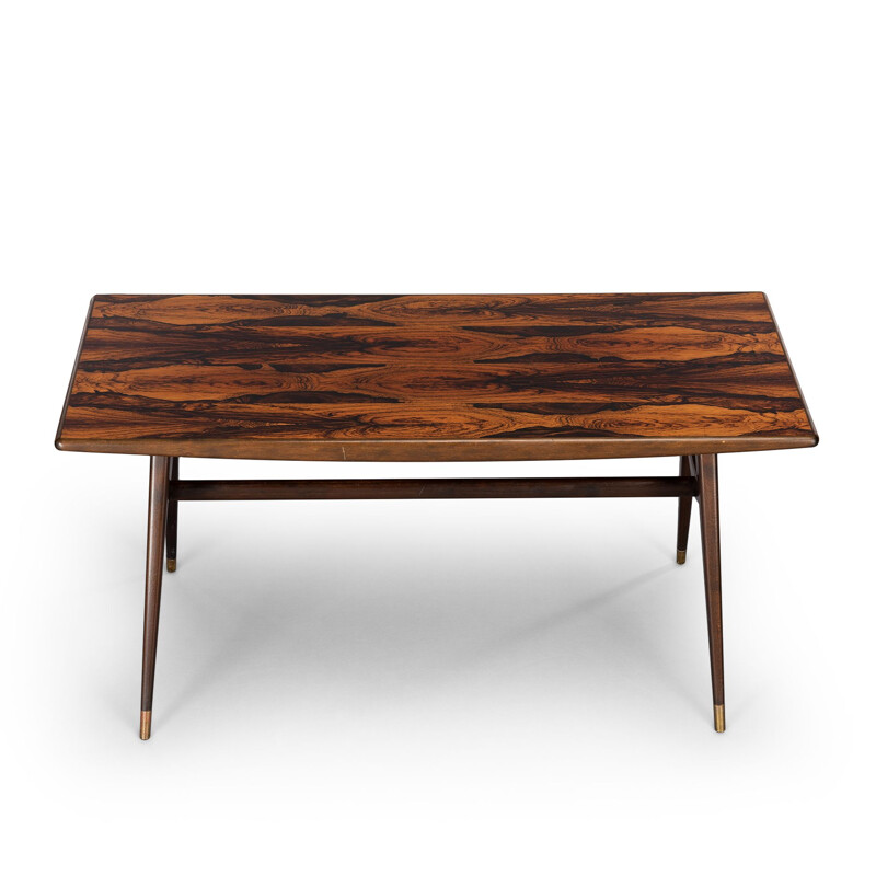 Mesa de café Vintage rosewood, Dinamarca 1970