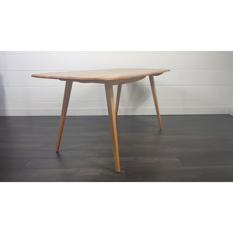 Vintage Ercol Plank Dining Table, number 3, 1960s