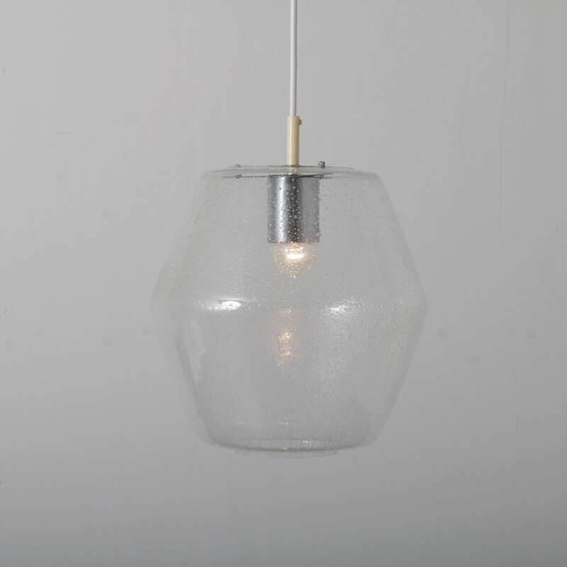 Lámpara de suspensión vintage modelo "Kristall B1217" de Raak, Países Bajos 1960
