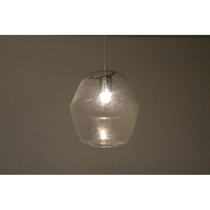 Vintage suspension lamp model "Kristall B1217" by Raak, Netherlands 1960