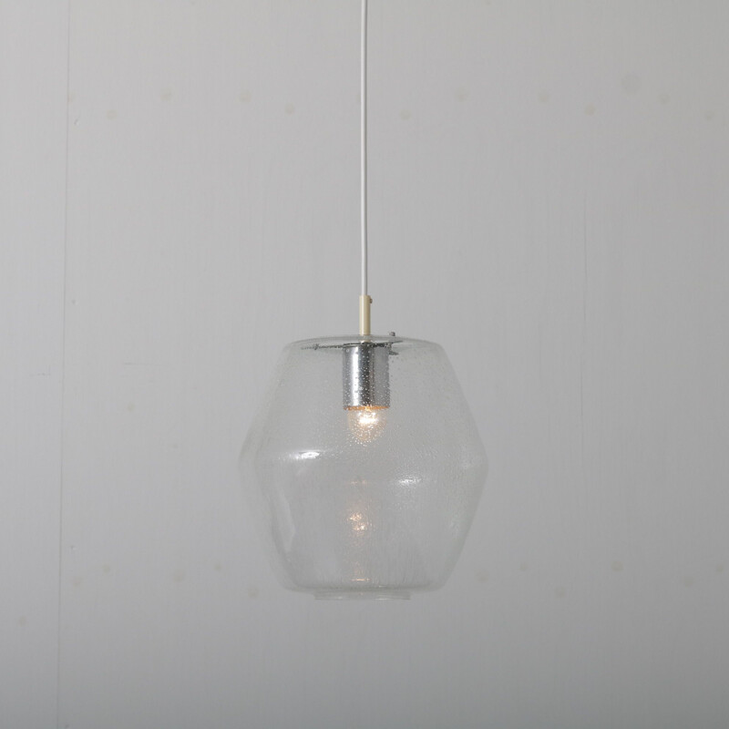 Vintage hanglamp model "Kristall B1217" van Raak, Nederland 1960