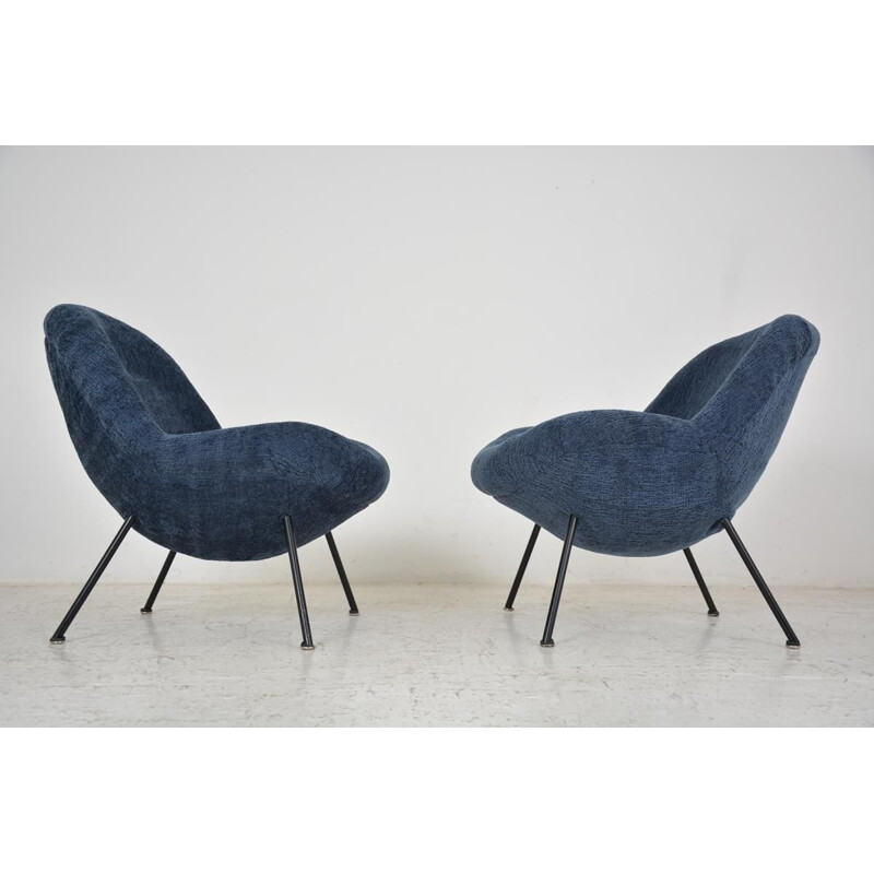 Pair of vintage armchairs by Fritz Neth for Correcta, 1950