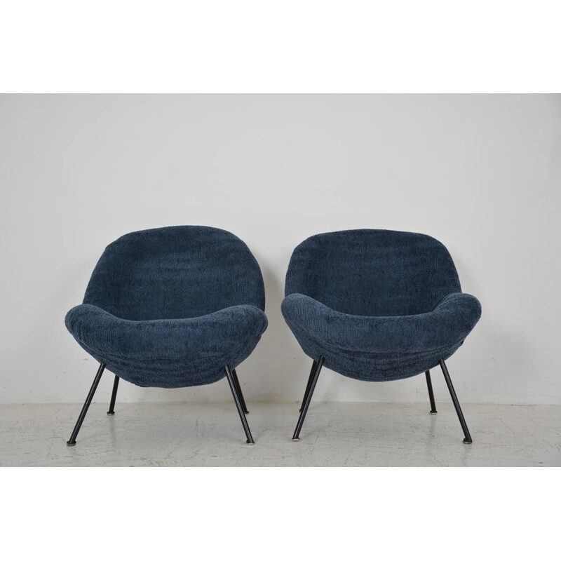 Pair of vintage armchairs by Fritz Neth for Correcta, 1950