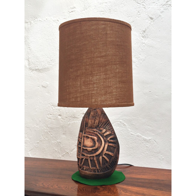 "Bowjey" Cornish Pottery Tremaen lamp, Peter ELLERY - 1960s