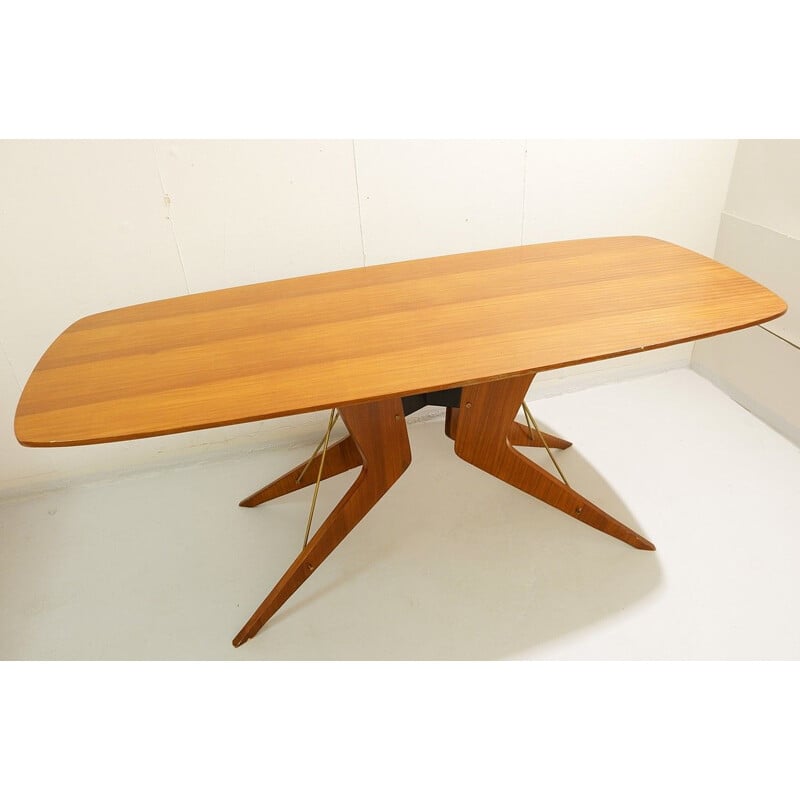 Vintage Italian sculptural dining table