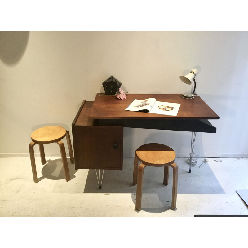 Mid-Century Desk by Cees Braakman for Pastoe, 1950s