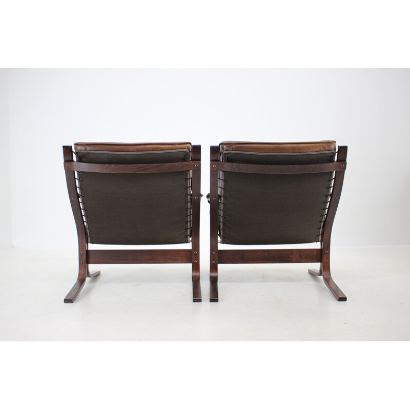 Pair Of Ingmar Relling Siesta Chairs for Westnofa, Norway 1970s