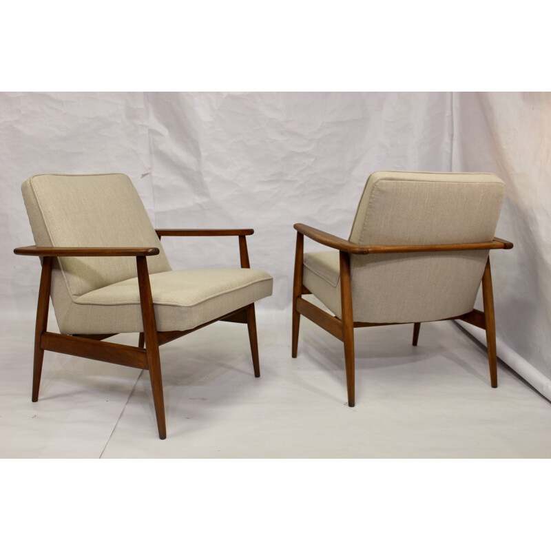Paire de fauteuils vintage par M. Zieliński 1960