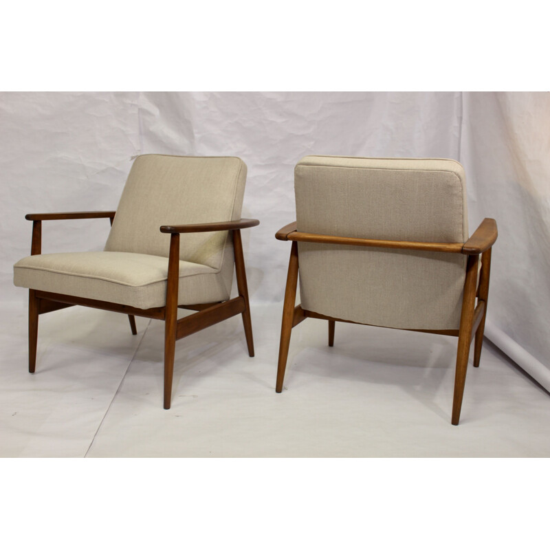 Paire de fauteuils vintage par M. Zieliński 1960