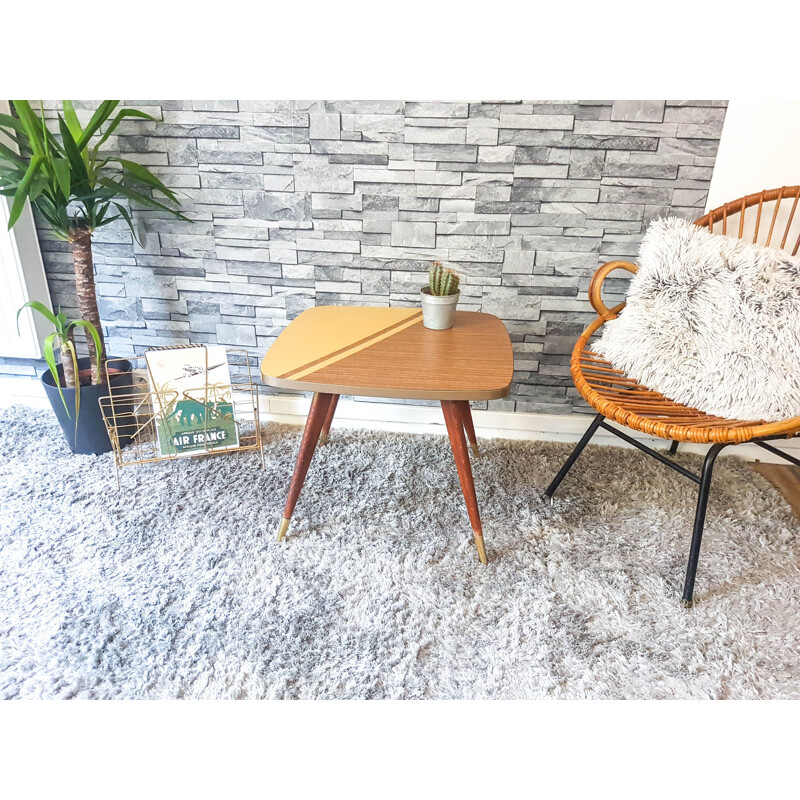 Vintage coffee table in formica 1970