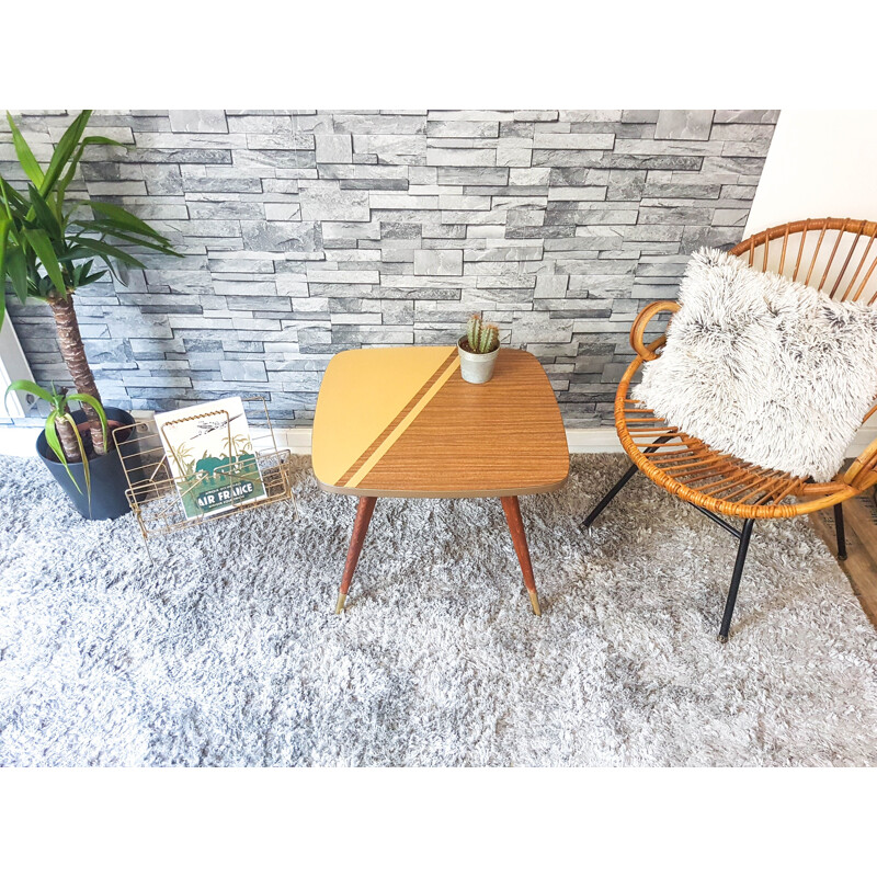 Vintage coffee table in formica 1970