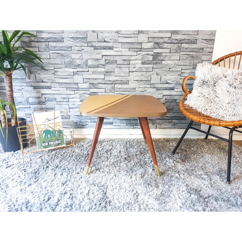 Vintage coffee table in formica 1970