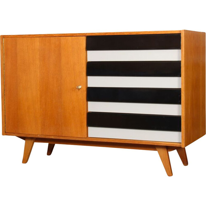 Vintage chest of drawers, model U-458, by Jiri Jiroutek, 1960