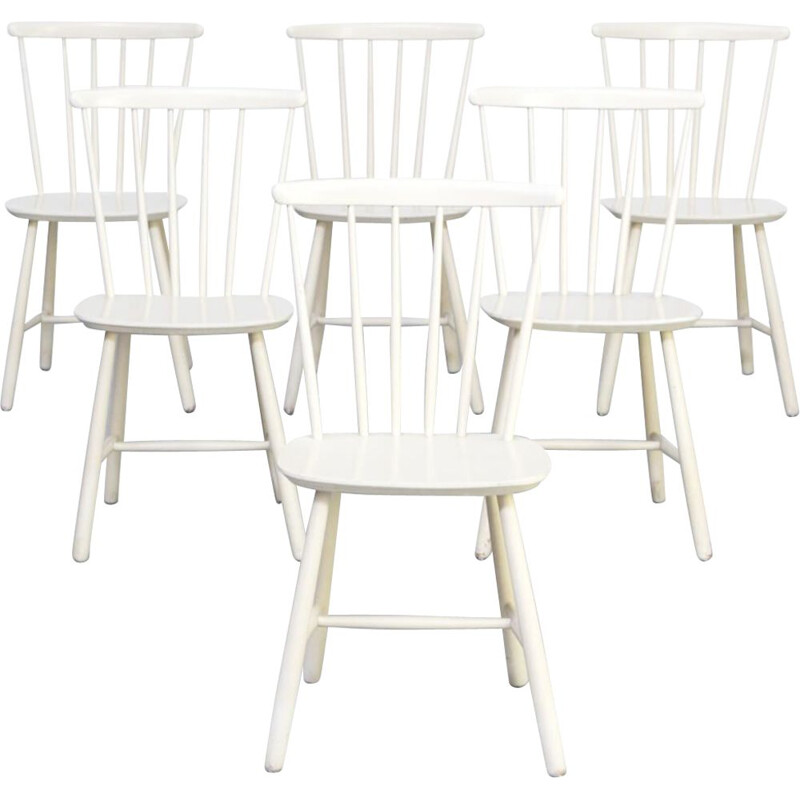 Lot de 6 chaises vintage pour Farstrup Mobler