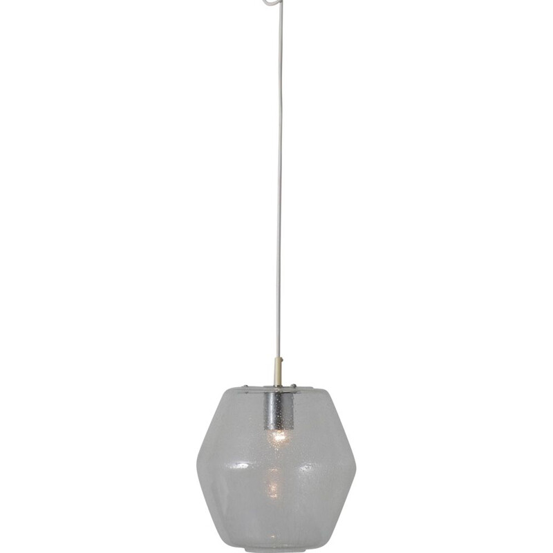 Vintage suspension lamp model "Kristall B1217" by Raak, Netherlands 1960