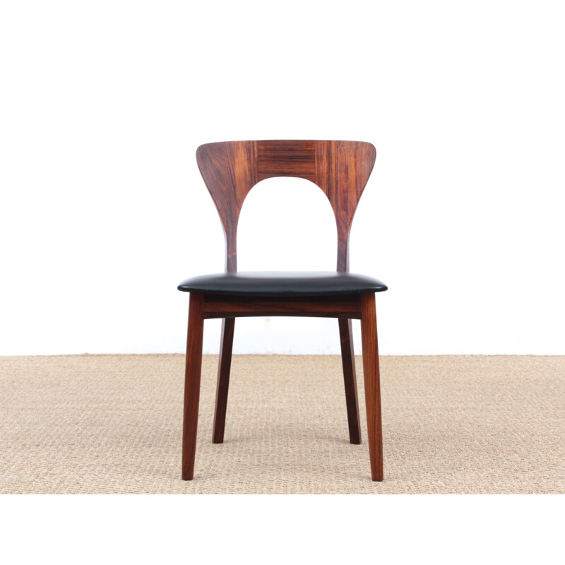 Suite de 4 cadeiras vintage Rio Rosewood modelo Peter de Niels Koefoed, 1958