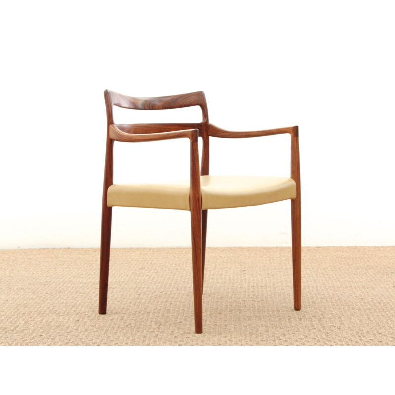 Scandinavian Rio rosewood armchair, Kai Lyngfeldt for Søren Willadsen