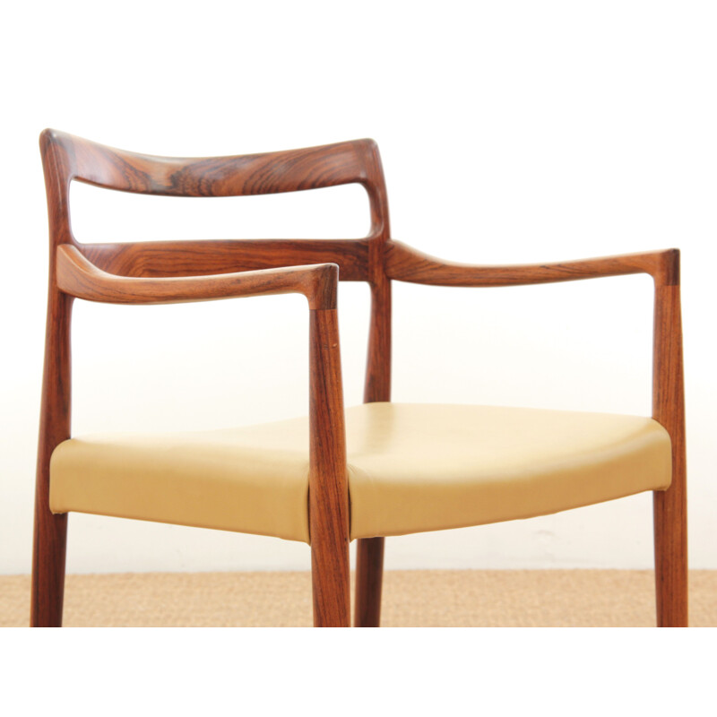 Scandinavian Rio rosewood armchair, Kai Lyngfeldt for Søren Willadsen