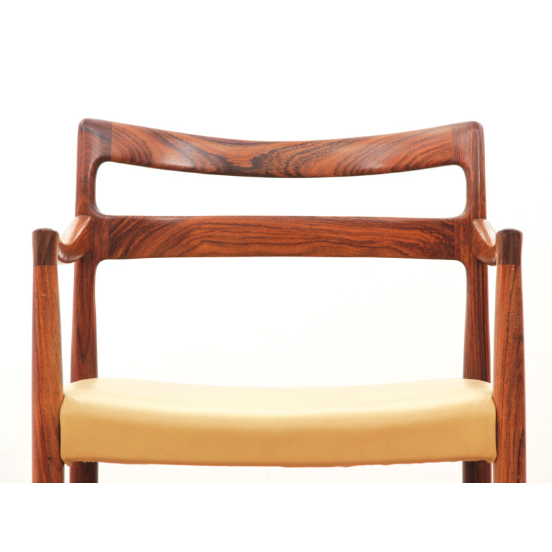 Scandinavian Rio rosewood armchair, Kai Lyngfeldt for Søren Willadsen