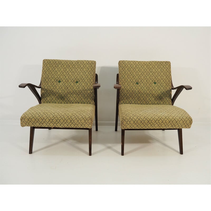 Pair of Vintage Armchairs, 1961