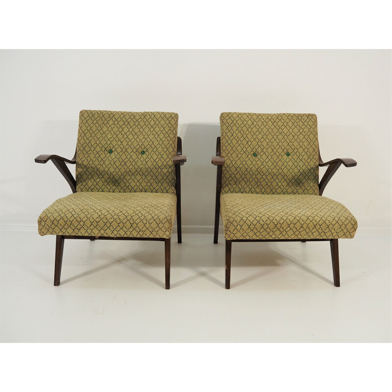 Paire de fauteuils vintage, 1961
