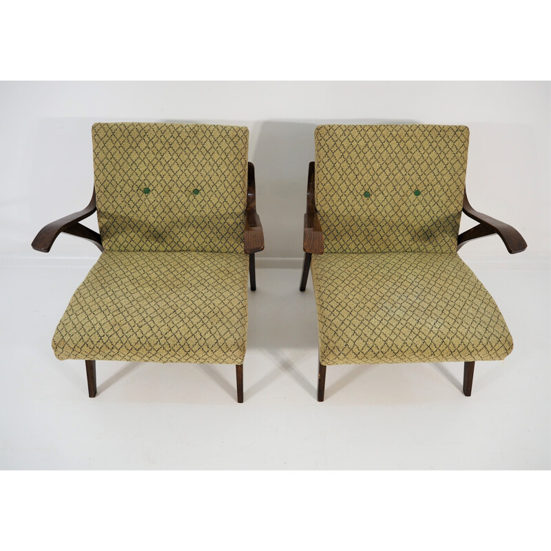 Paire de fauteuils vintage, 1961