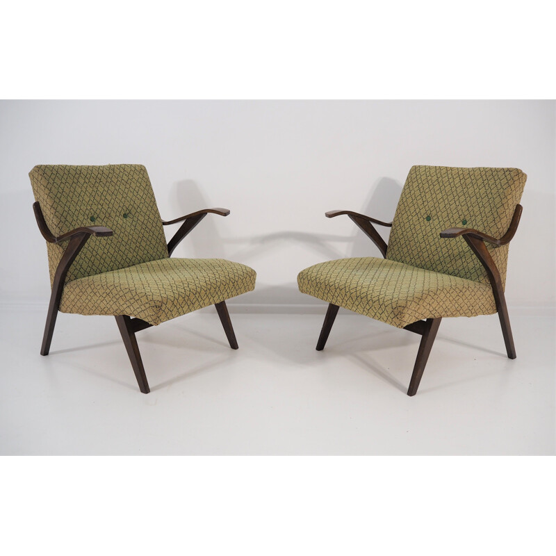 Paire de fauteuils vintage, 1961