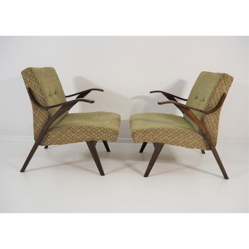 Pair of Vintage Armchairs, 1961