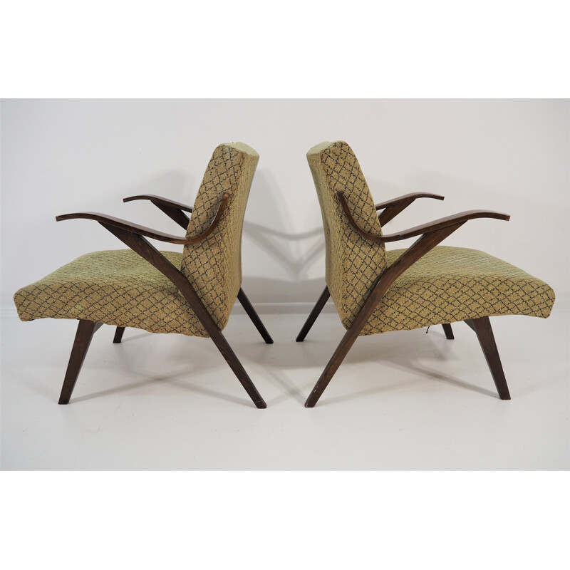 Pair of Vintage Armchairs, 1961