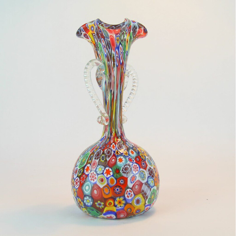 Vintage Murano Glass Vase from Fratelli Toso, 1960