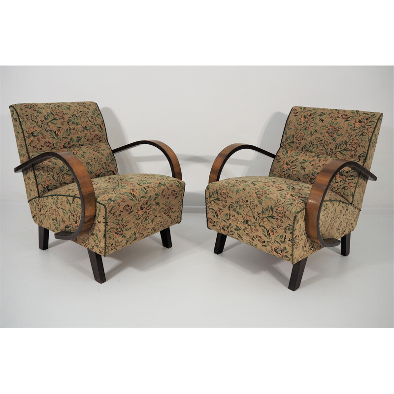 Pair of Vintage Armchairs Art Deco, 1950s