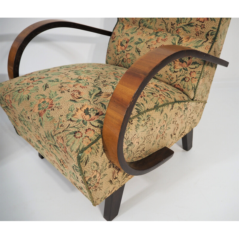 Paire de fauteuils vintage Art Déco 1950