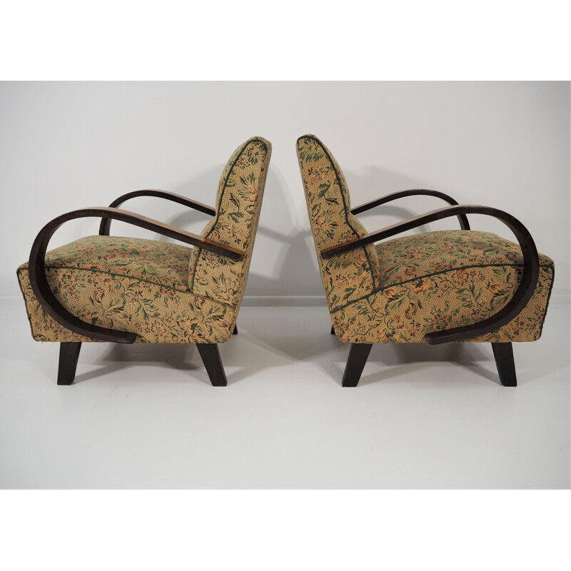 Pair of Vintage Armchairs Art Deco, 1950s