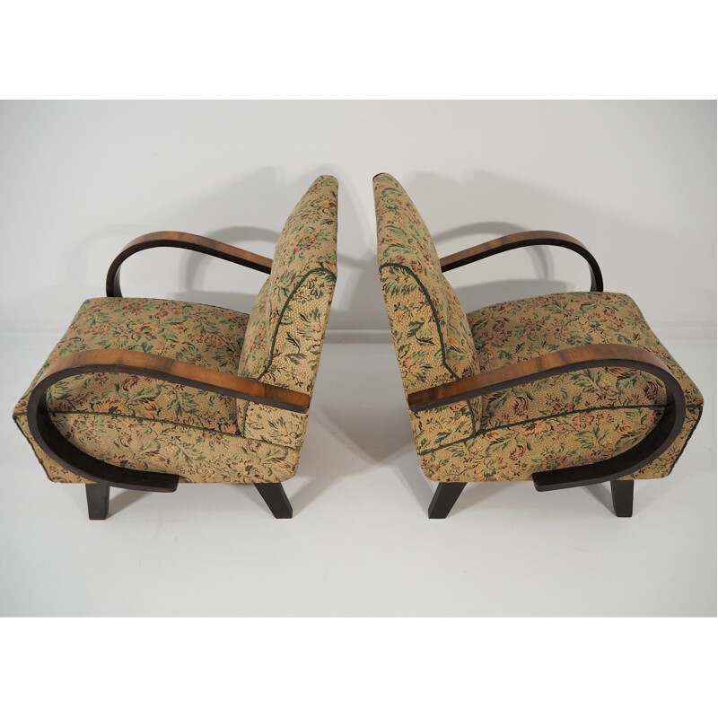 Pair of Vintage Armchairs Art Deco, 1950s