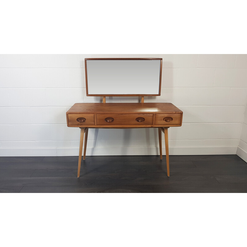 Vintage Ercol Dressing Table,Elm and Beech 1960s