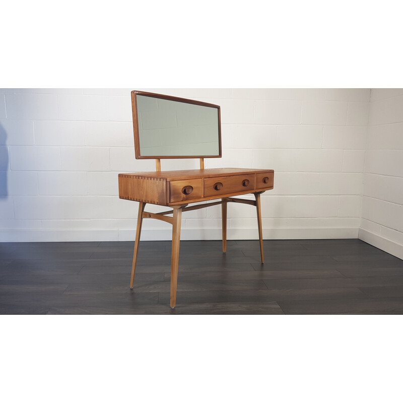 Vintage Ercol Dressing Table,Elm and Beech 1960s